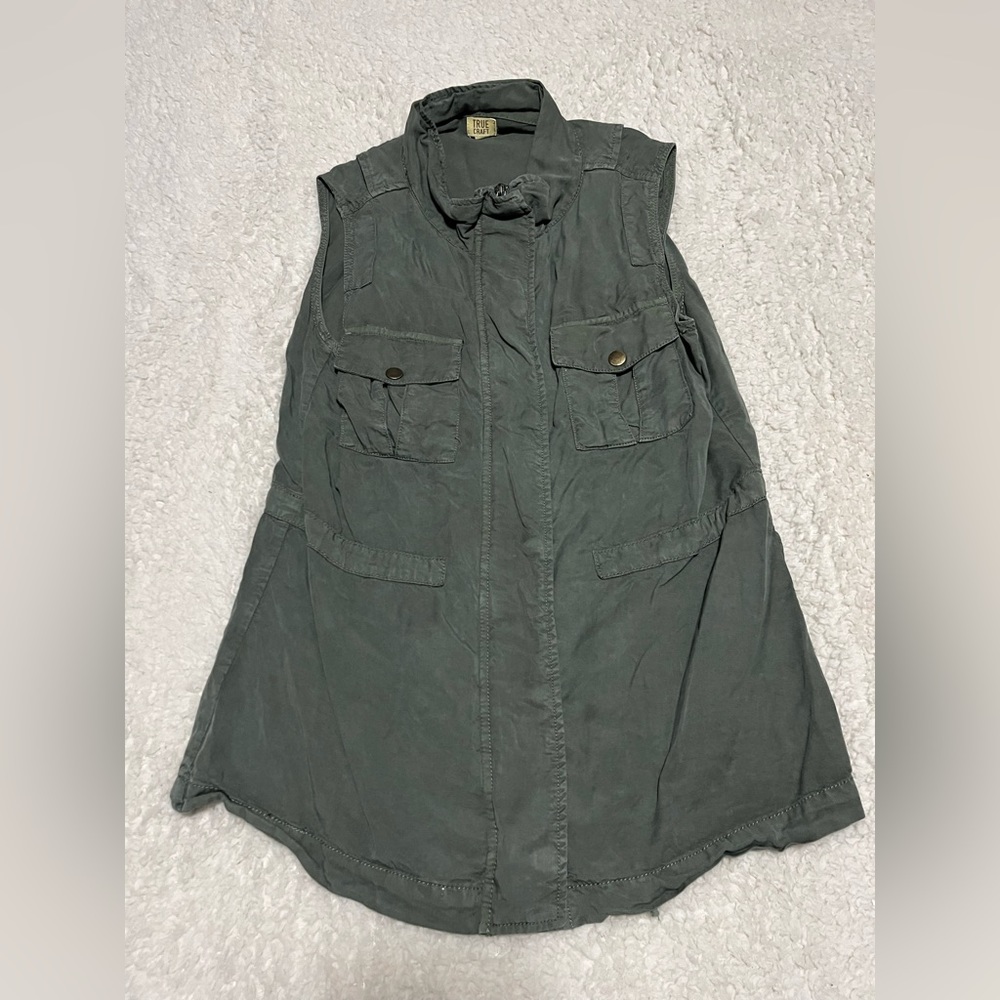 True craft green vest
